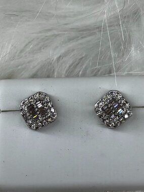 925 Moissanite Stud Earrings